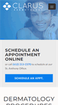 Mobile Screenshot of clarusdermatology.com